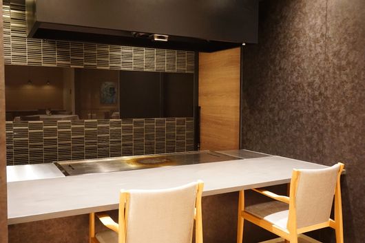 鉄板焼きコーナー