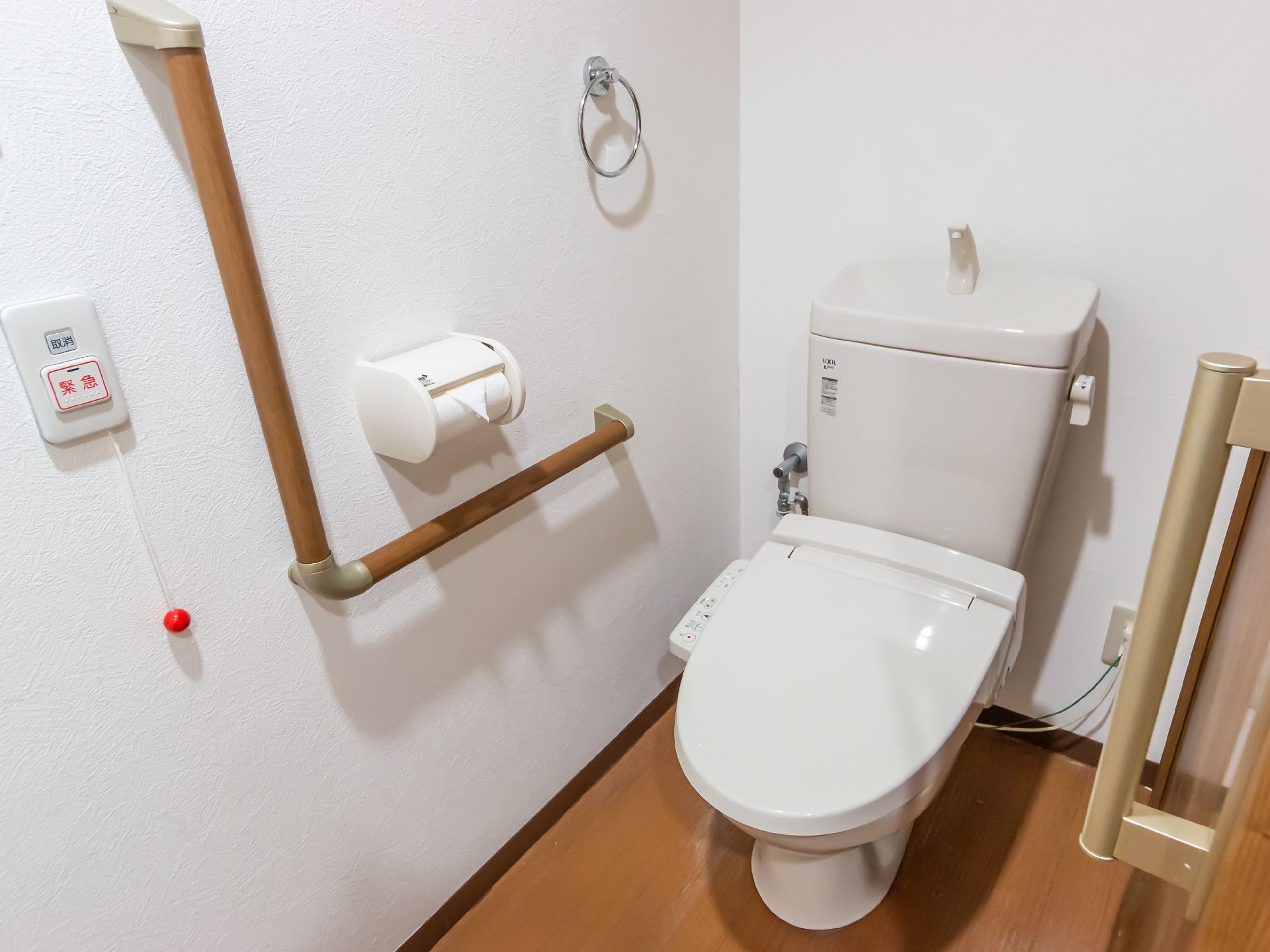 安全対策を行ったトイレ
