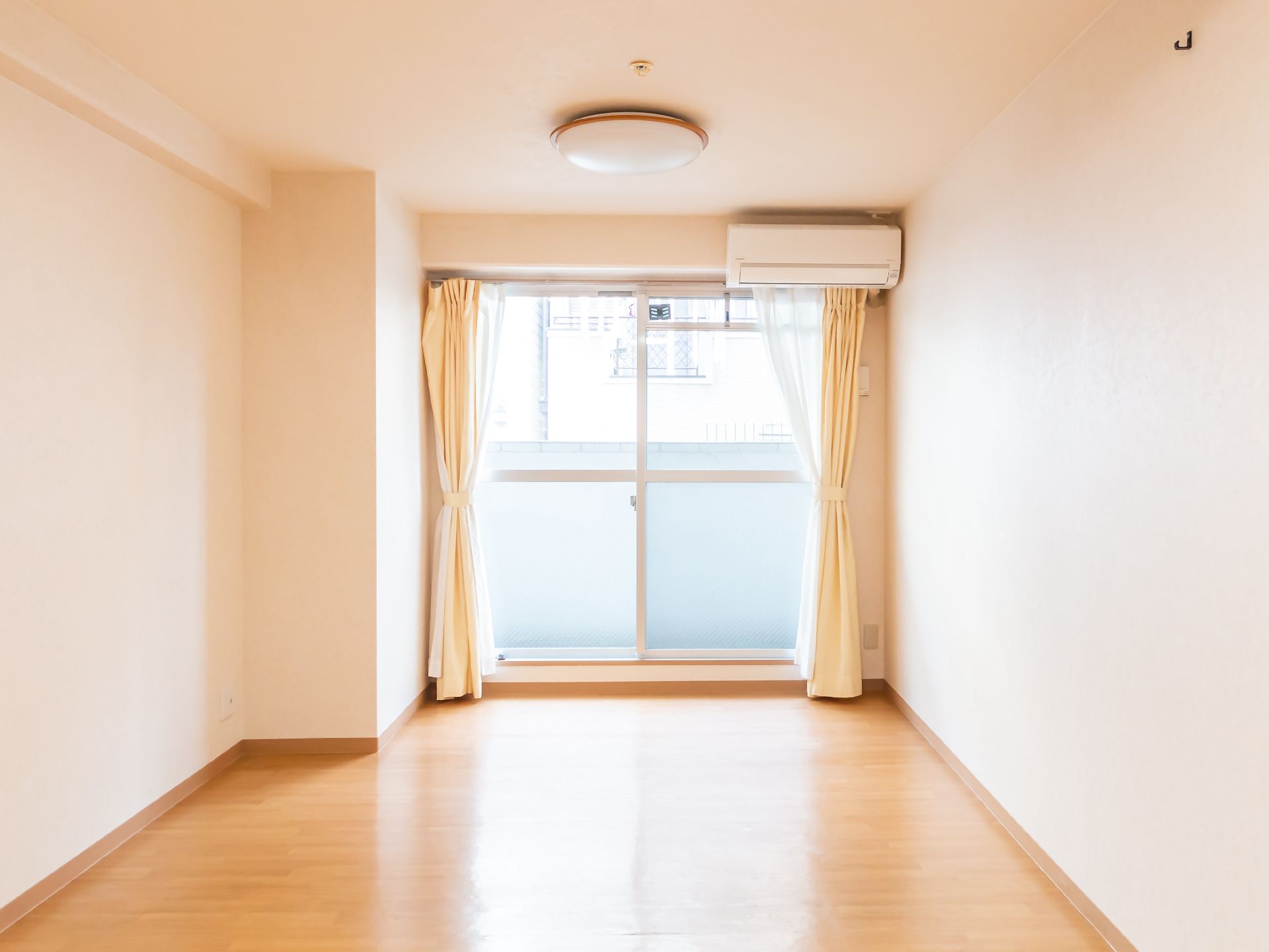 エアコンが設置された居室