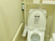 ゆとりあるトイレスペース