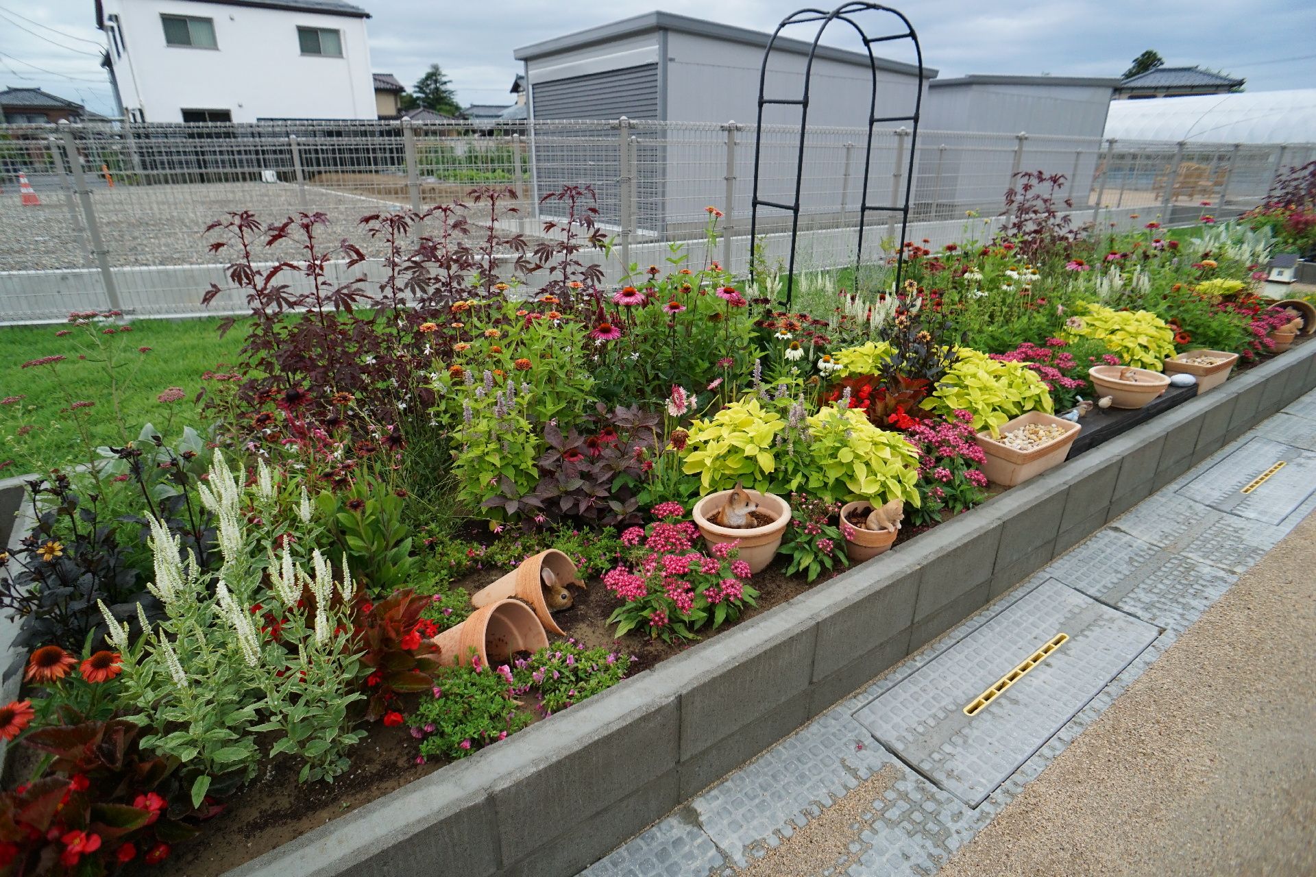 庭園のある高齢者向け住宅
