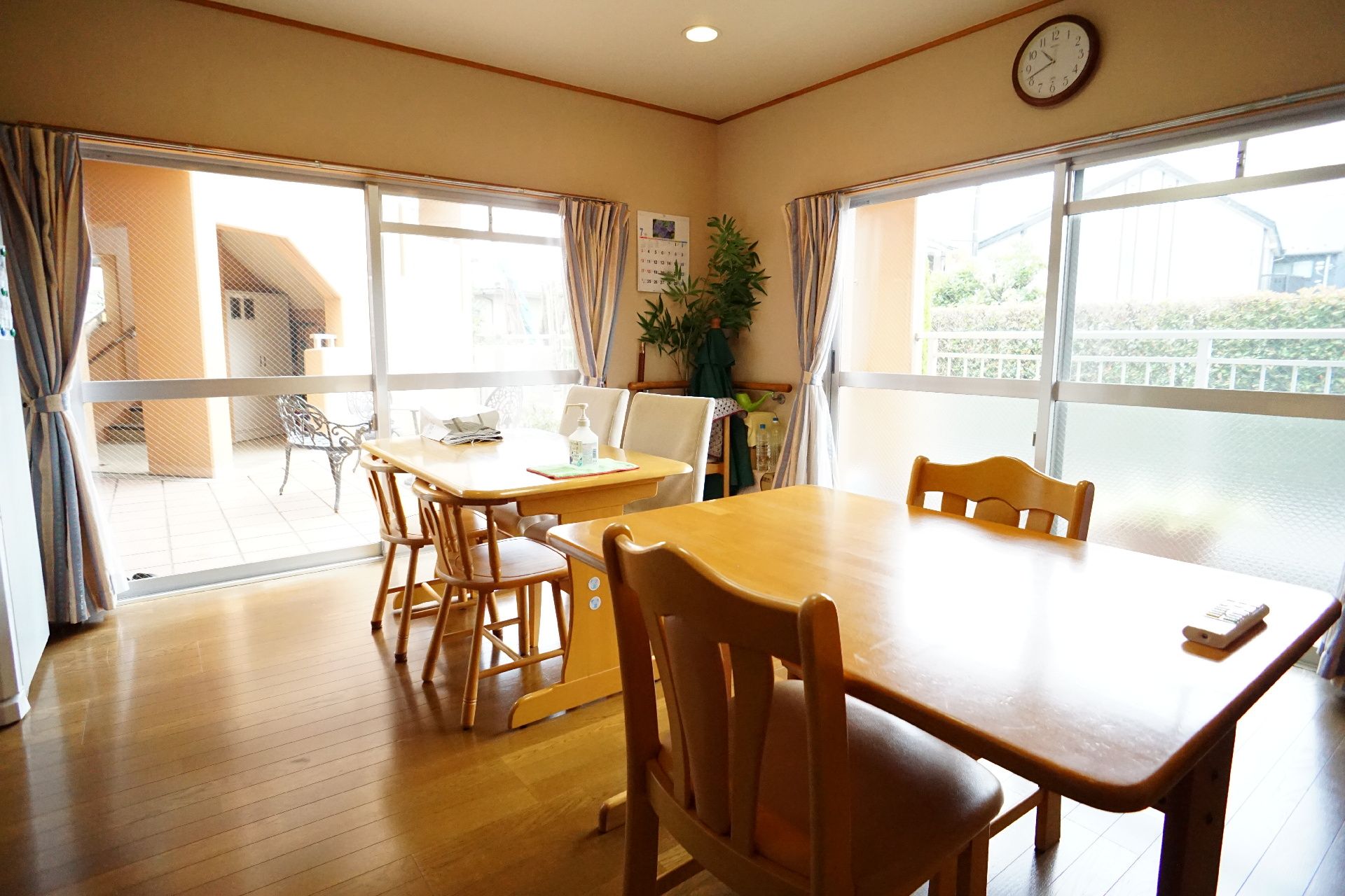 ほかの入居者さまと交流ができる共有スペース