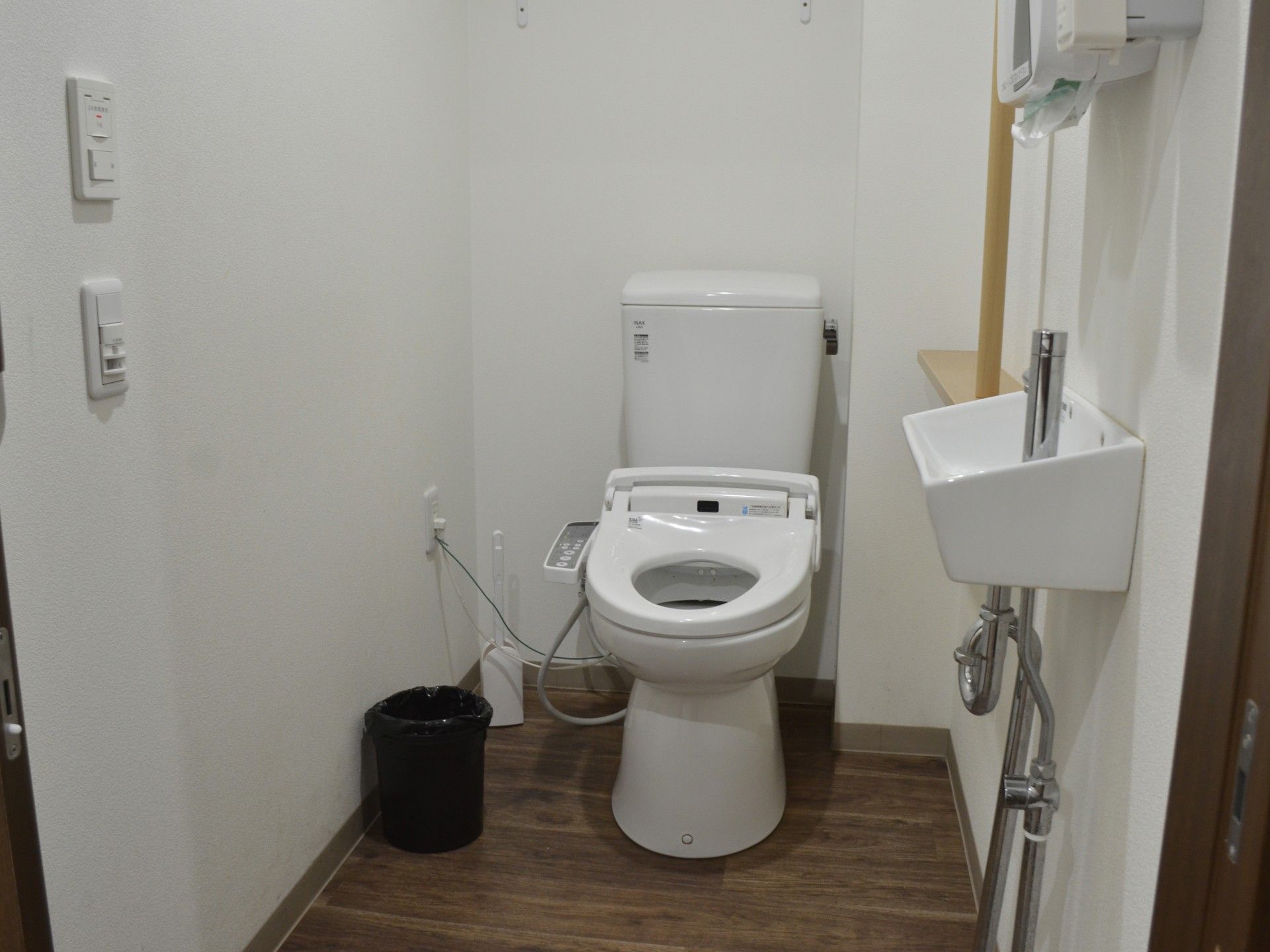 清潔なトイレ設備