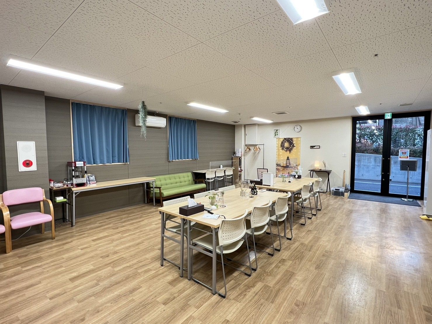 広々とした快適な共有スペース