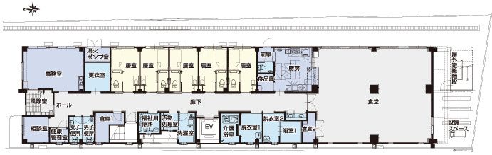 フォーユー橿原のフロアマップのフロアマップ