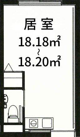 フォーユー大和郡山の居室の間取り図
