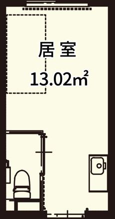フォーユー堺畑山の居室の間取り図
