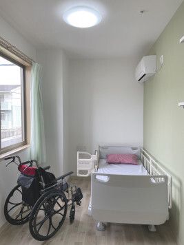 静かな個室の居室