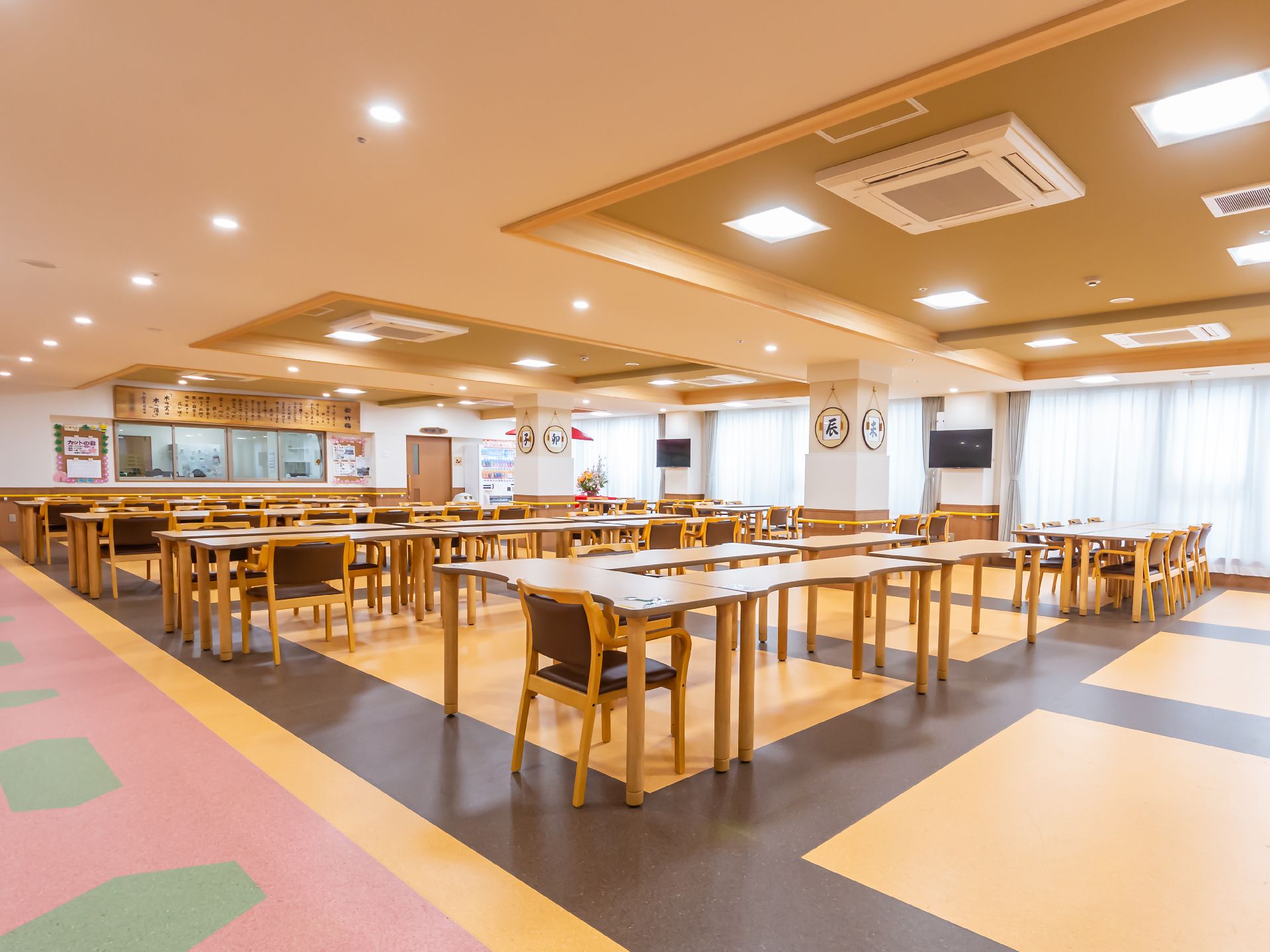 広々とした共有スペース