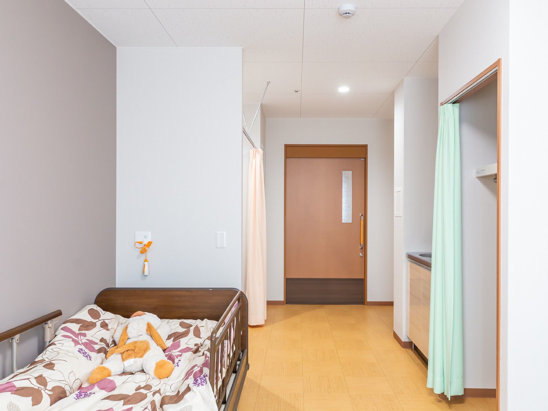 緊急通報装置が設置された居室