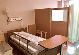 快適な個室の寝室
