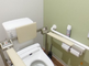 バリアフリーのトイレ完備の部屋