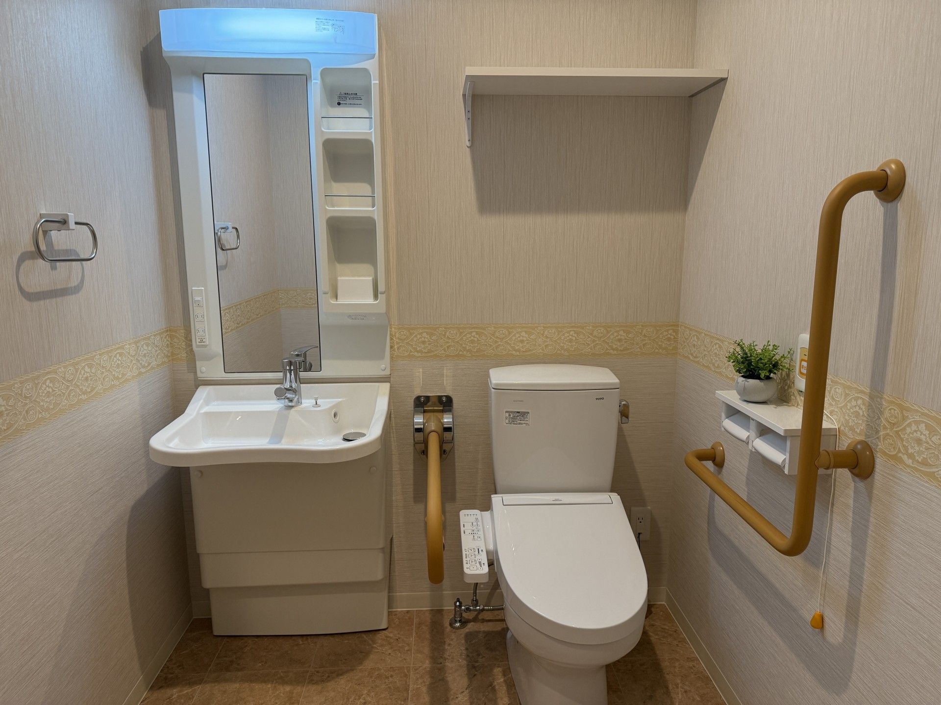 使いやすい洗面所