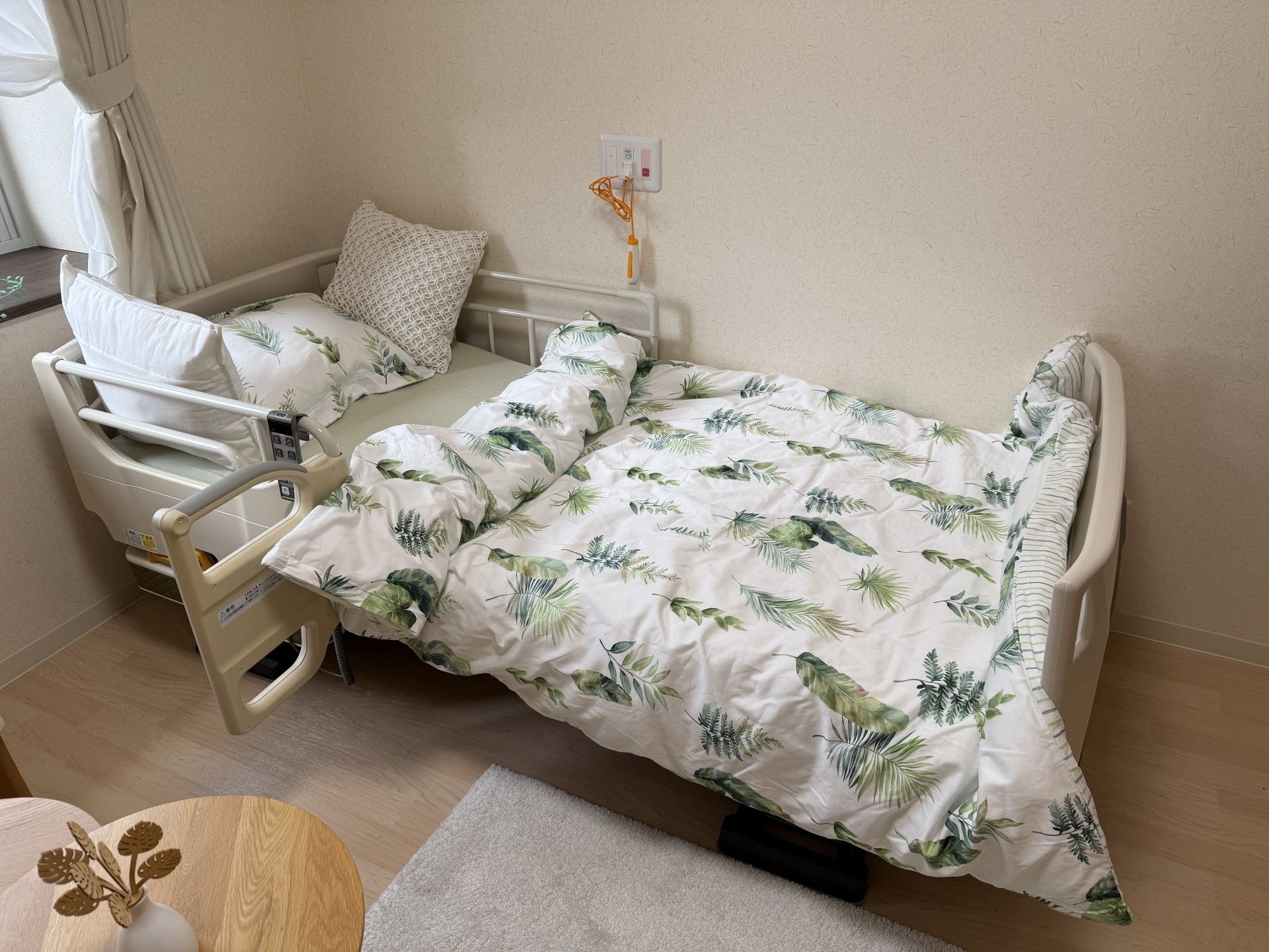 落ち着いた雰囲気の寝室