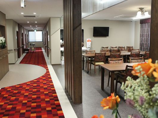 ２階廊下・食堂