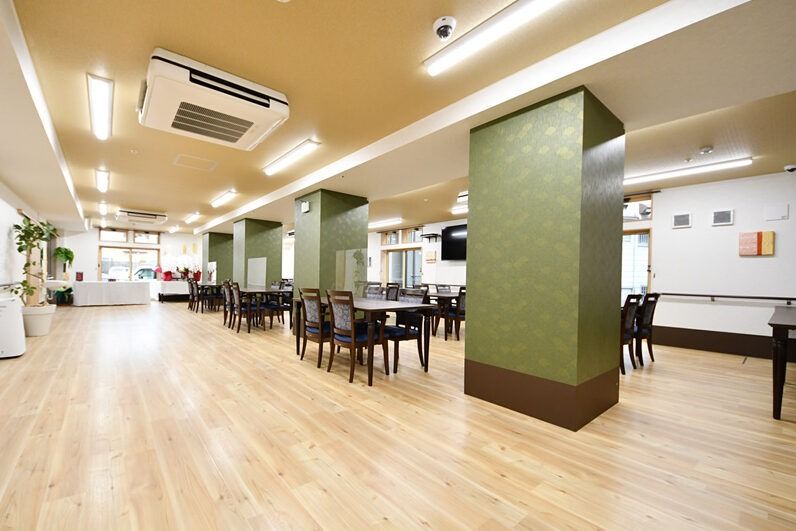 広々とした食堂