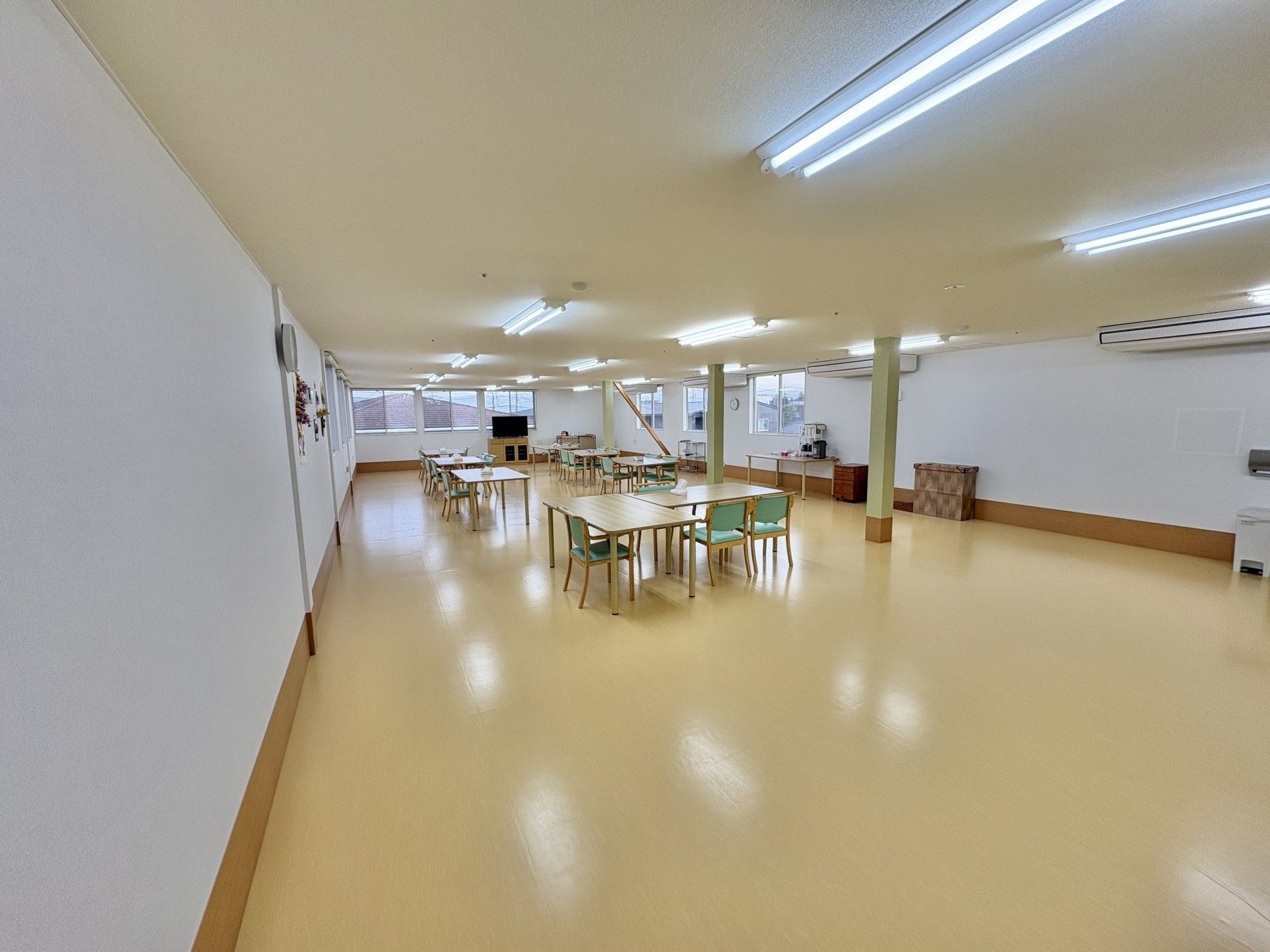 広い共有スペース