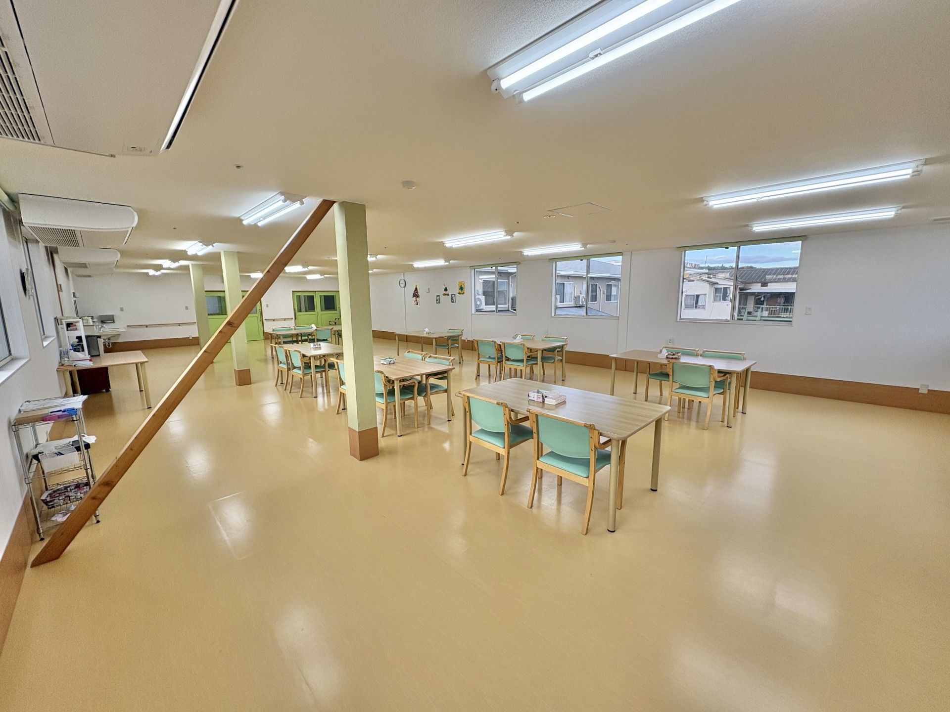 広々とした共有スペース