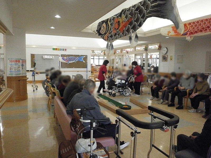 集まりのある広間