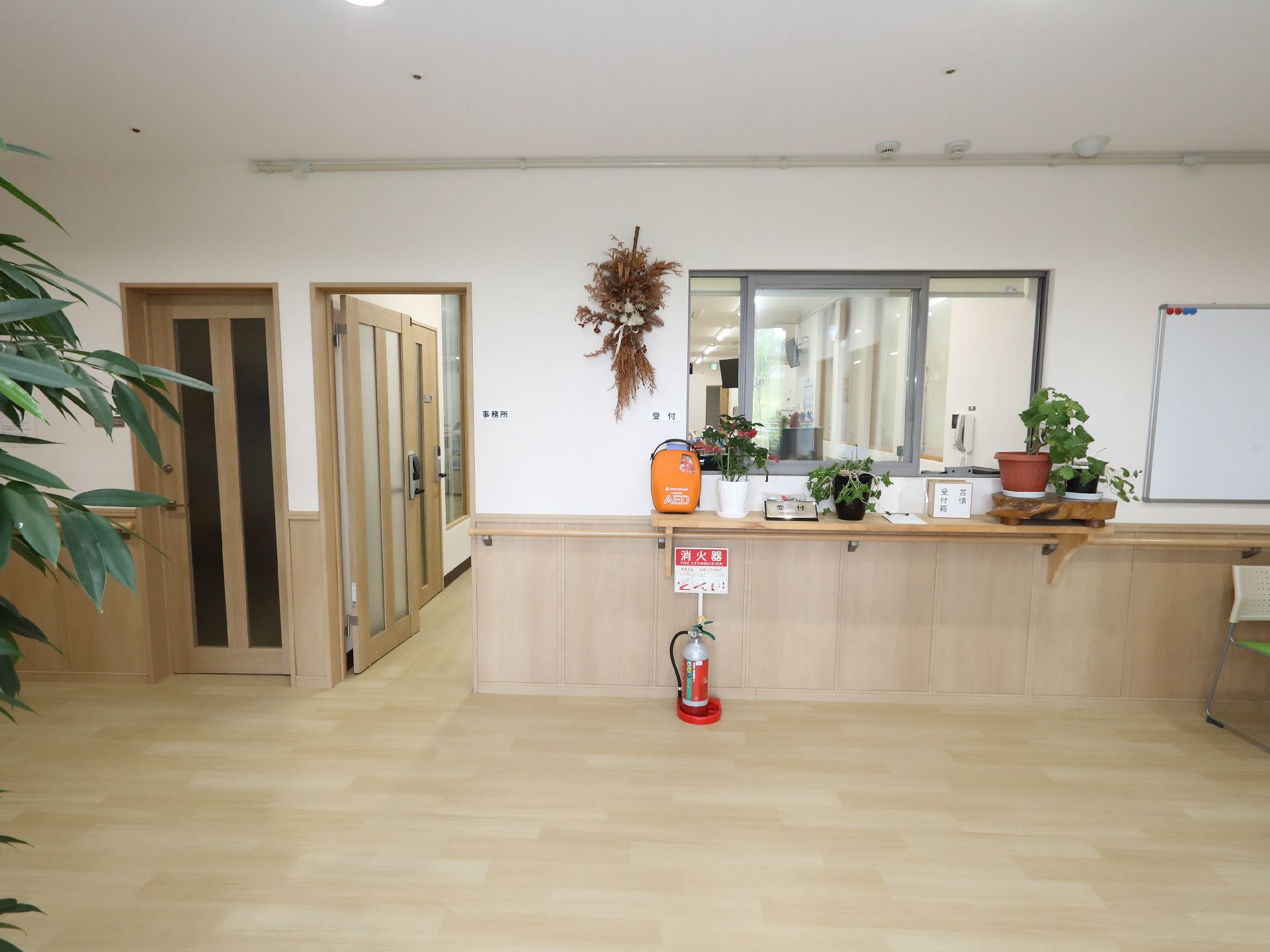 受付がある廊下