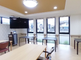 明るく広々とした共有スペース