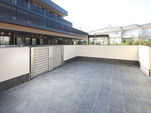 1F Aタイプ居室イメージ プライベートテラス