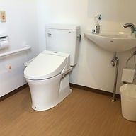 清潔なトイレ設備