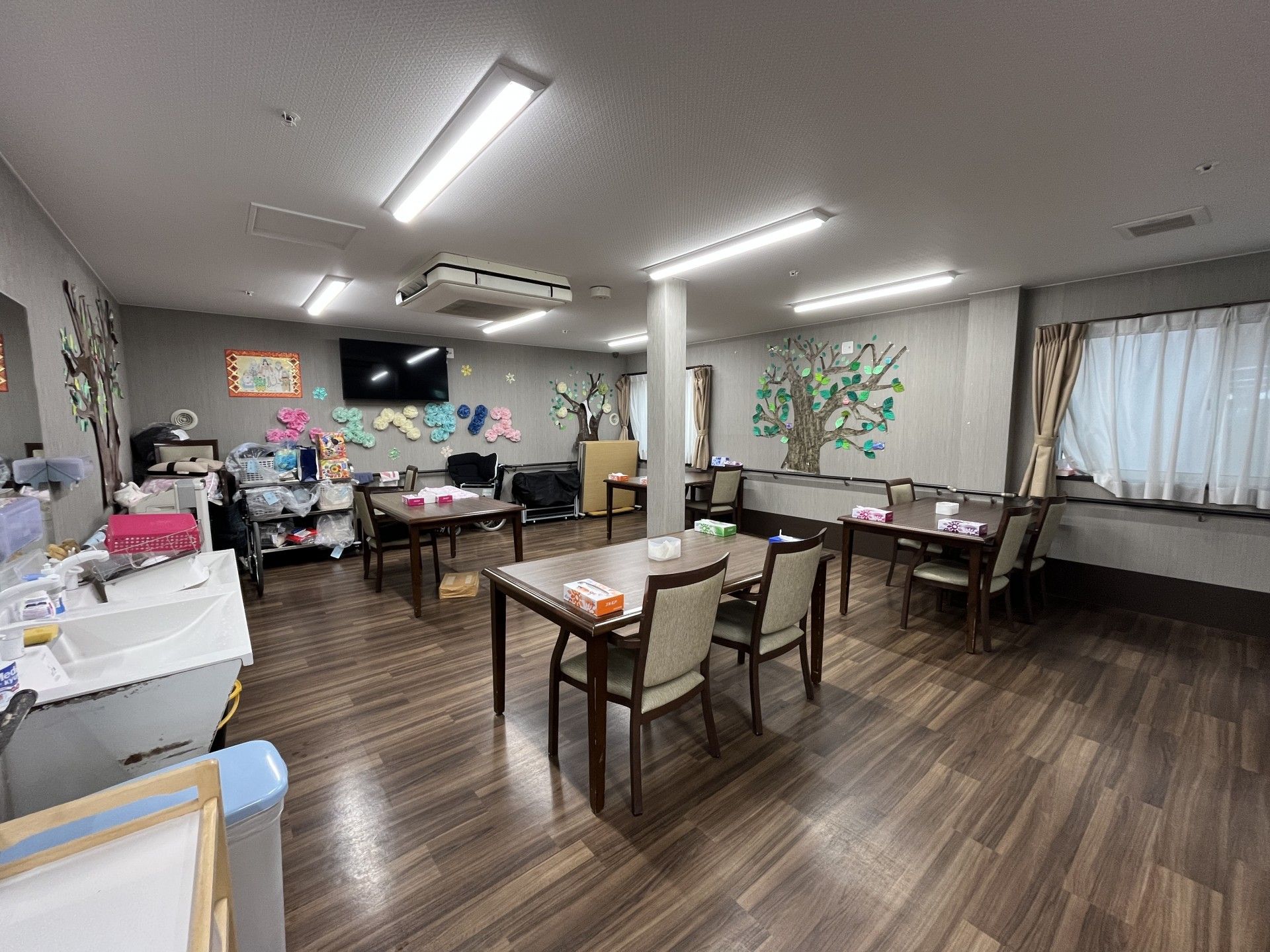 くつろぎの共有スペース