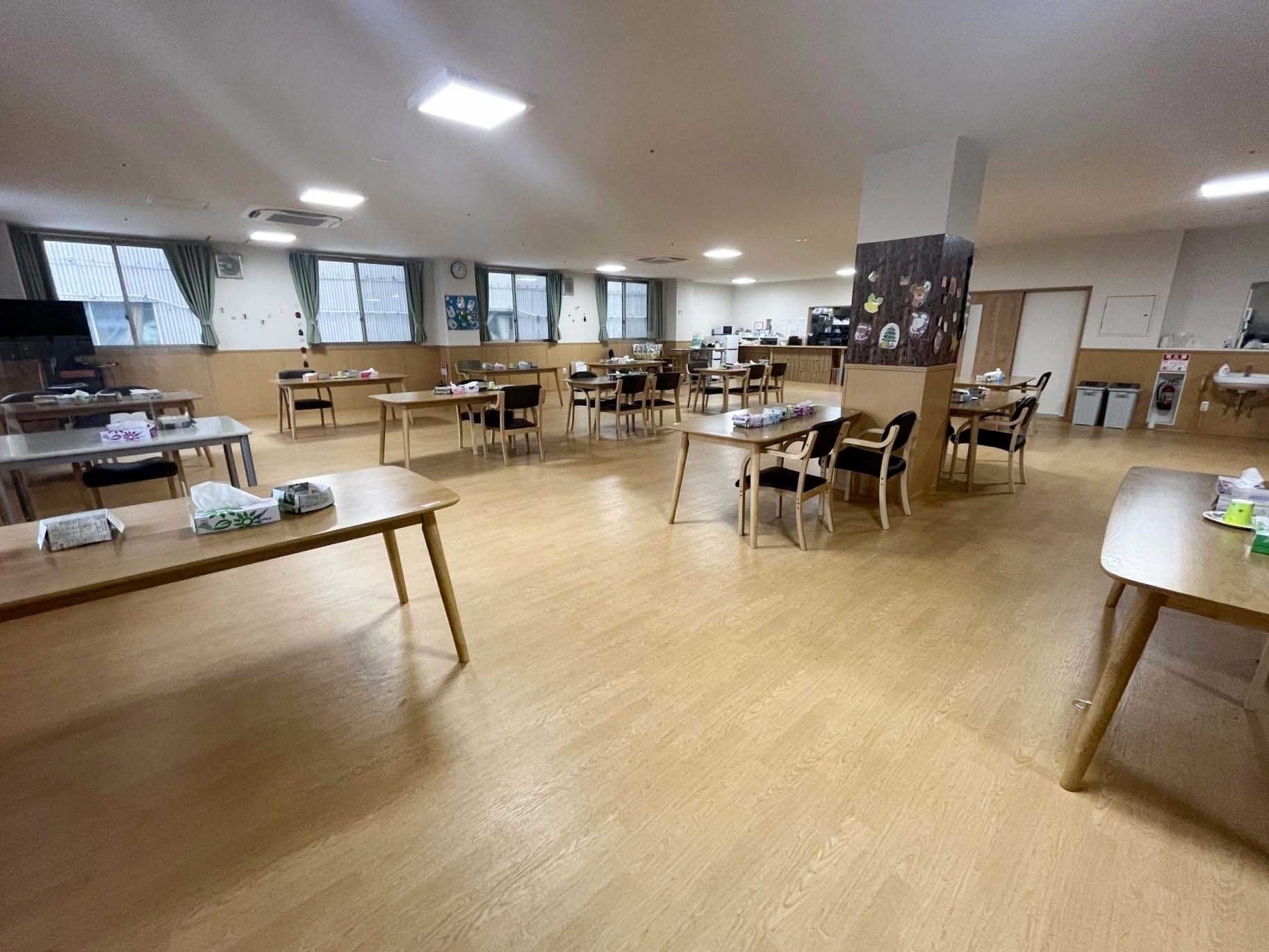 ゆとりある共有スペース