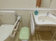 バリアフリー抗菌トイレの内部