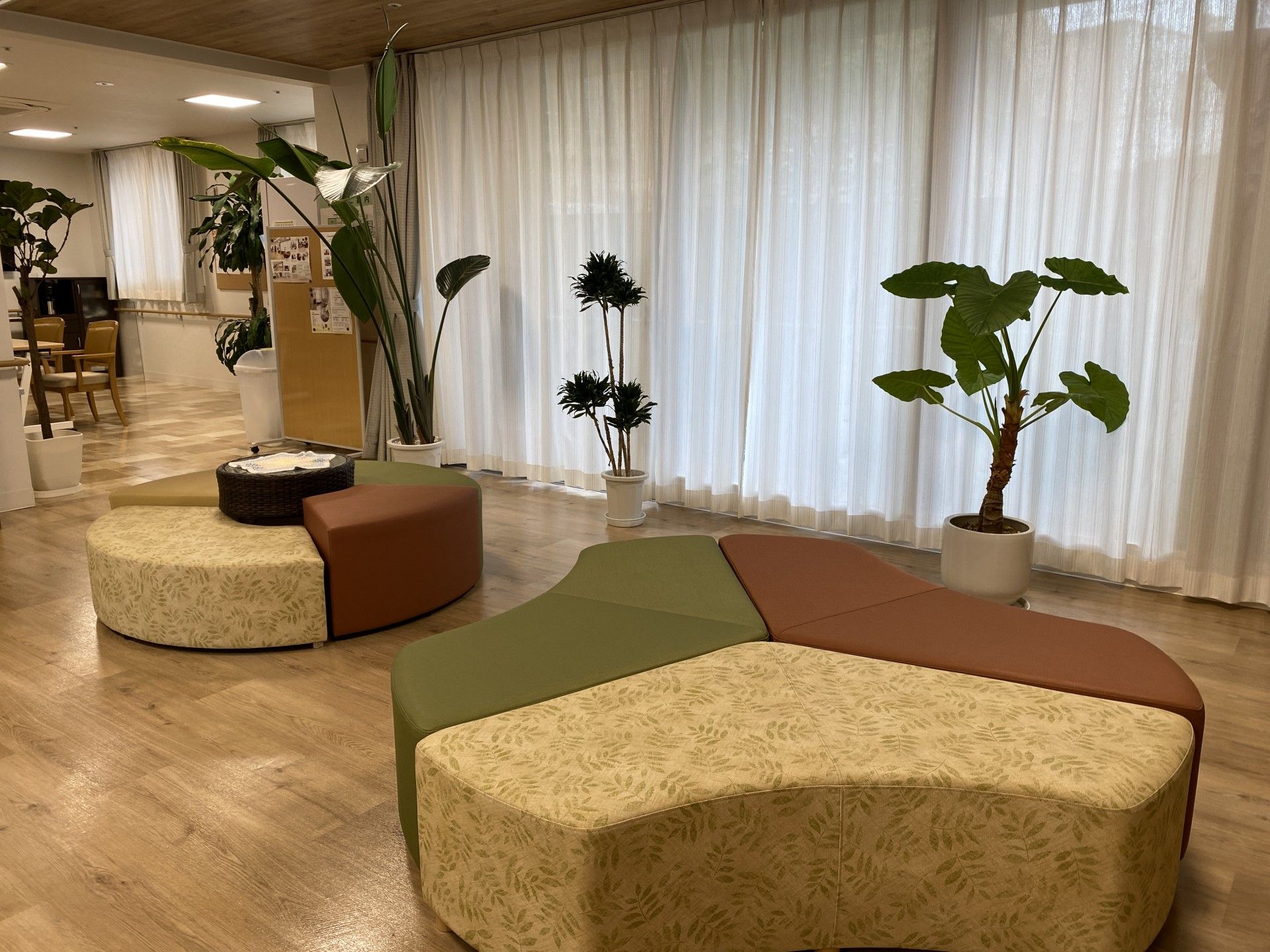 ゆったりとした共有リビング