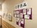 手作り作品の展示壁