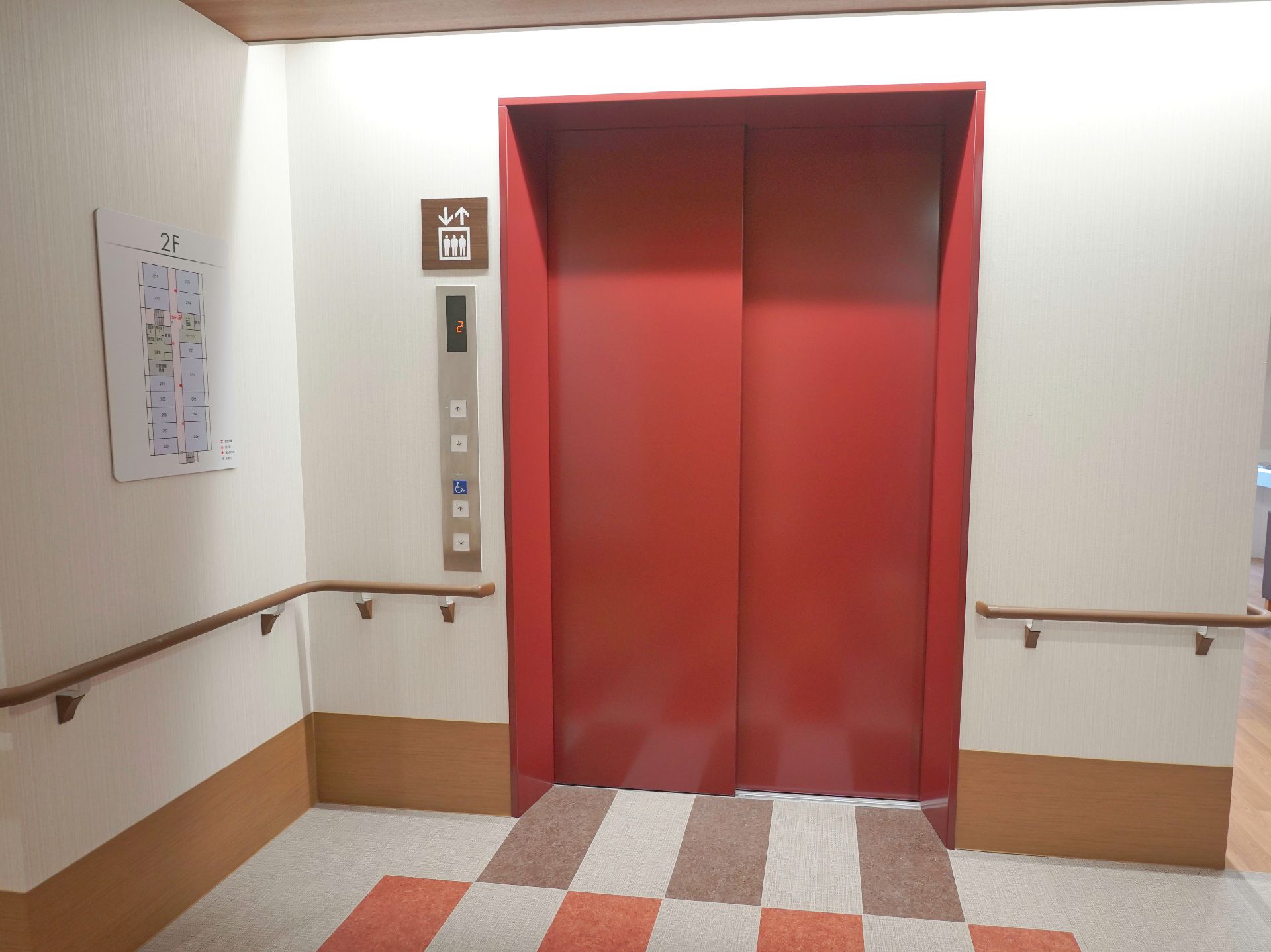 エレベーターが完備されている施設