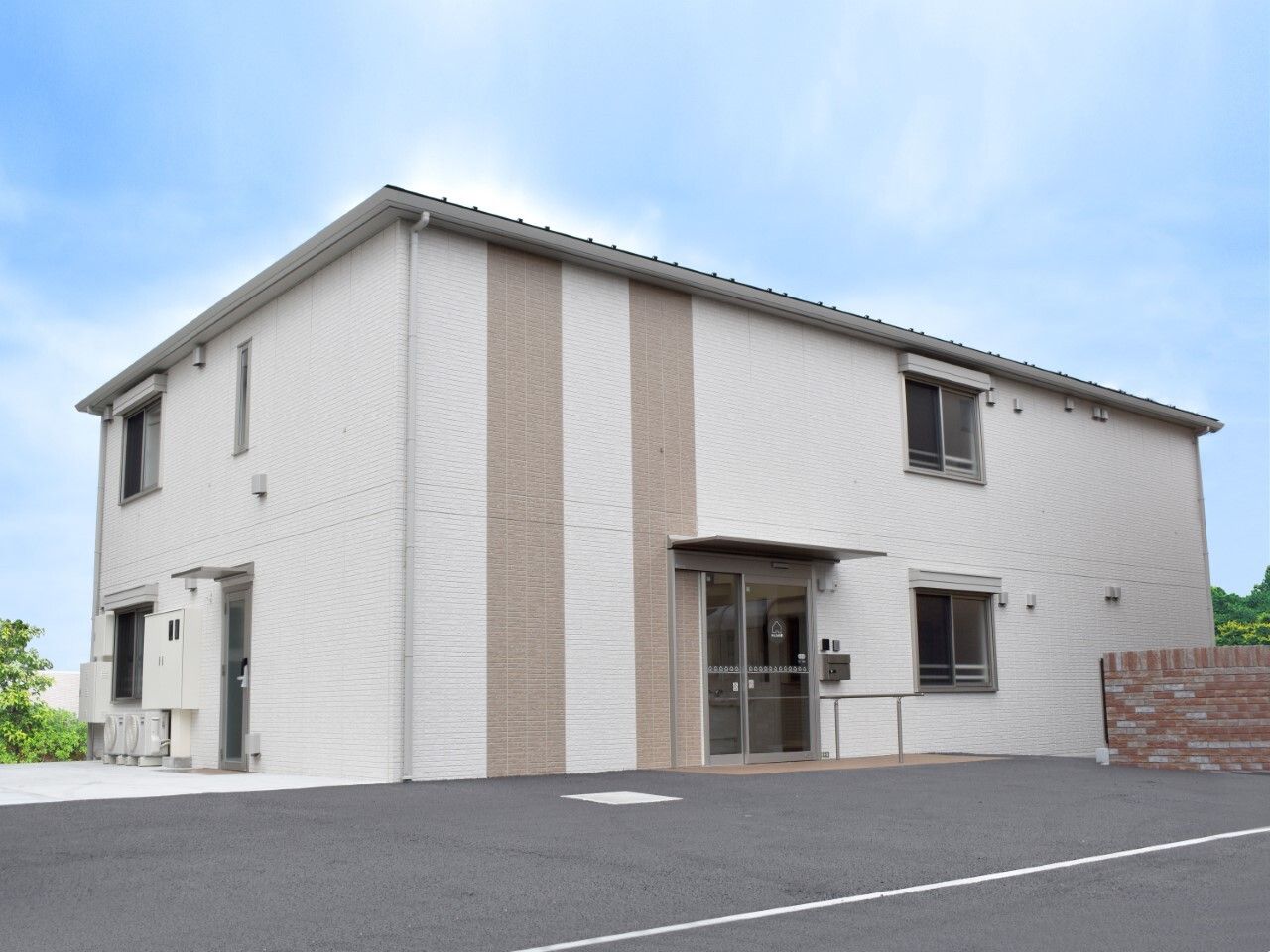 新しい施設の外観