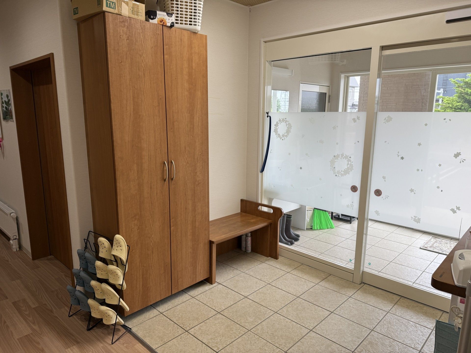 出入口付近の様子