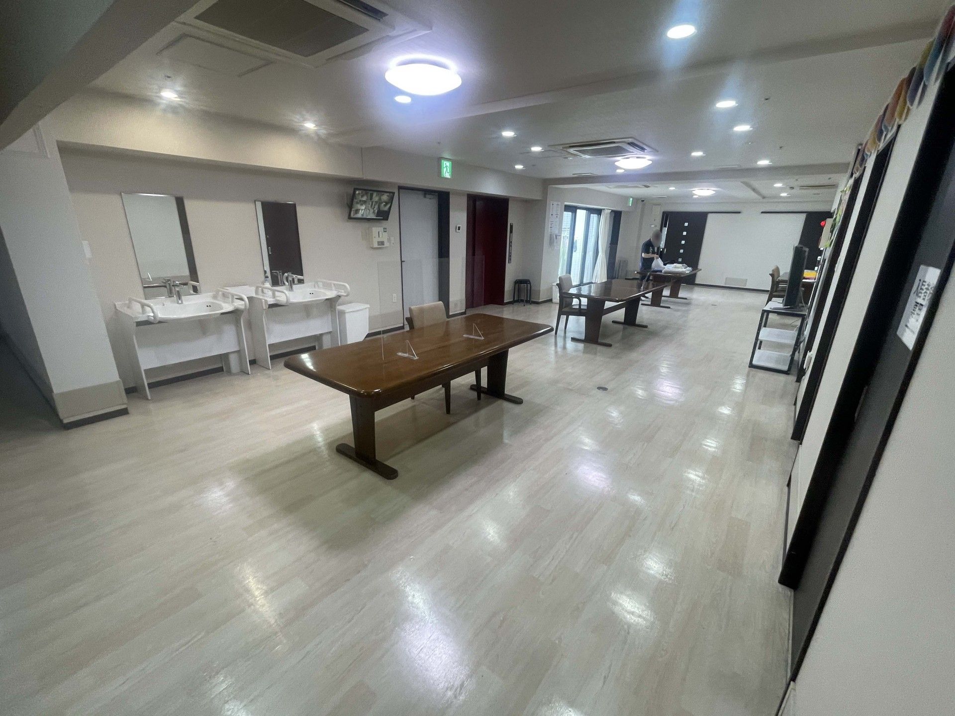 広い共有スペース