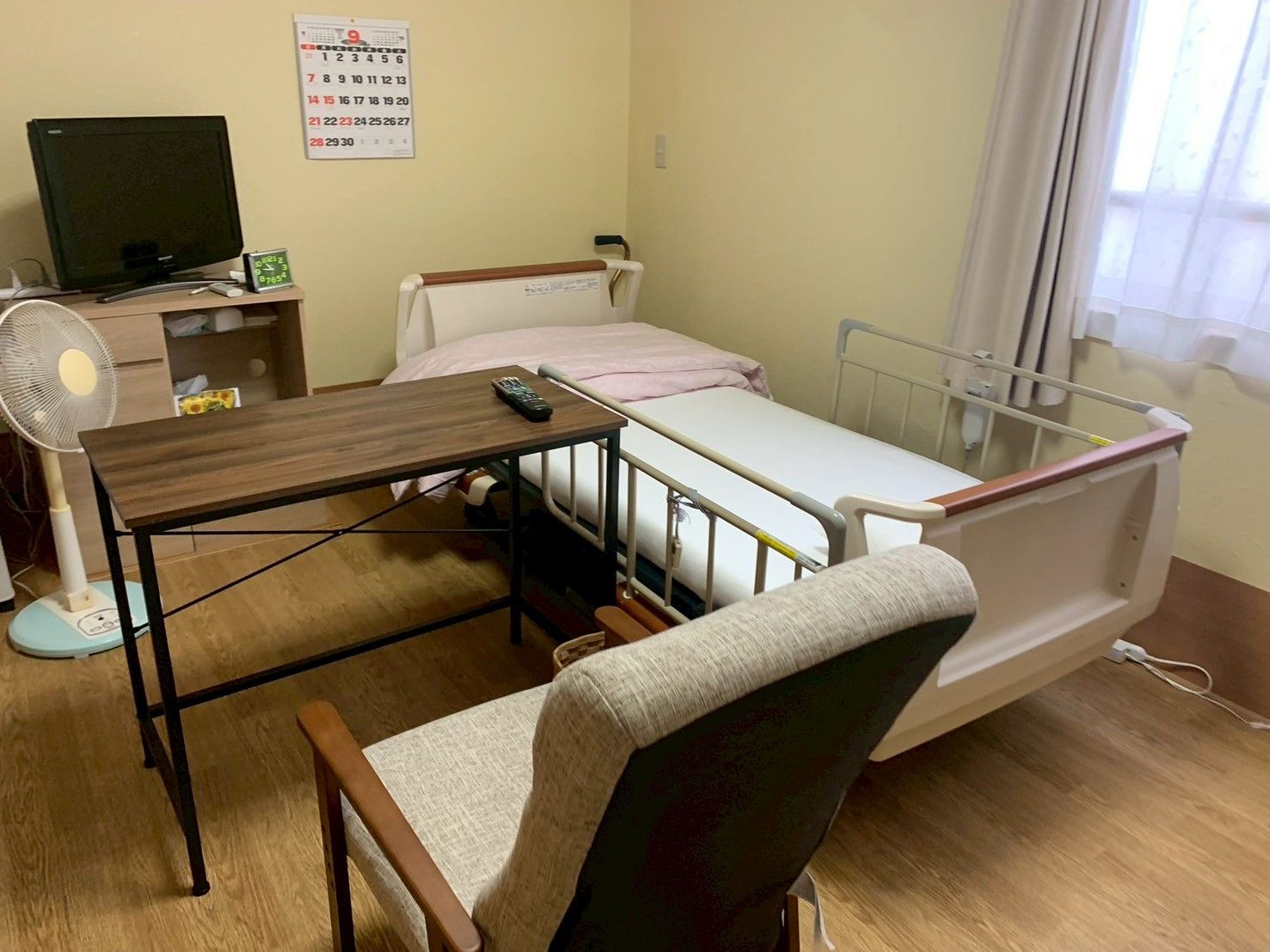 落ち着いた個室の一角