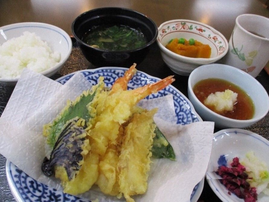 天ぷらのセット
