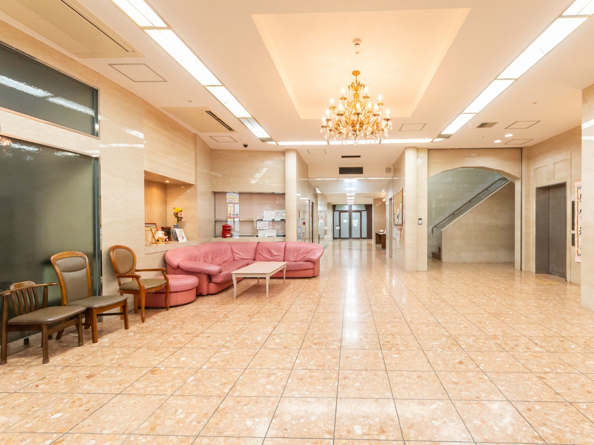 広々としたエントランス