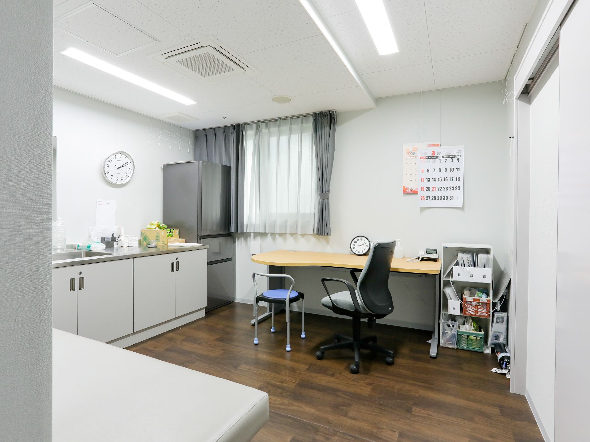 さまざまな作業を行う際に利用するスタッフルーム