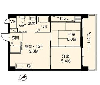 ライフ＆シニアハウス南浦和のライフハウス（一般居室）の間取り図