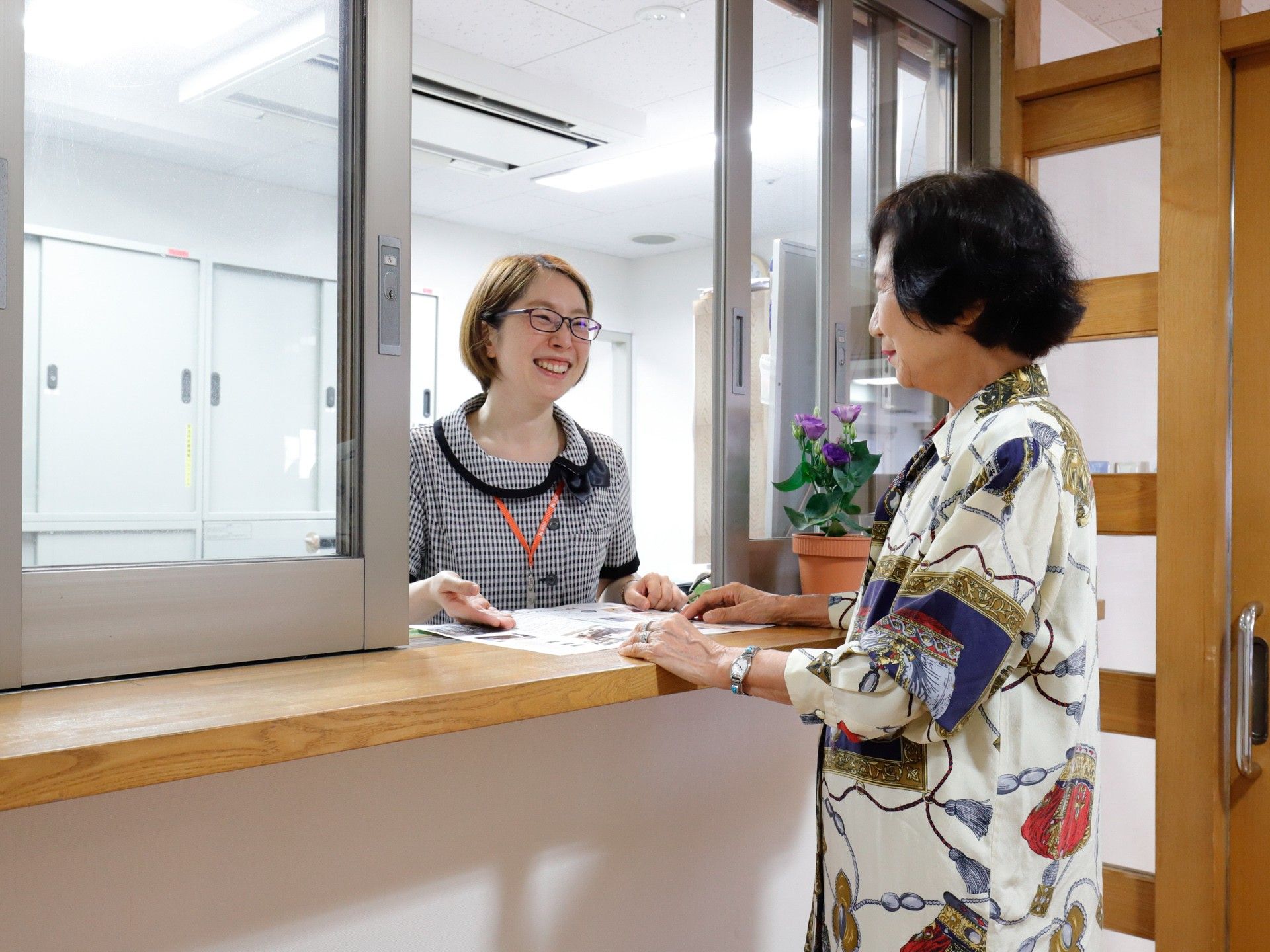 ベッドを置いても広さがある居室