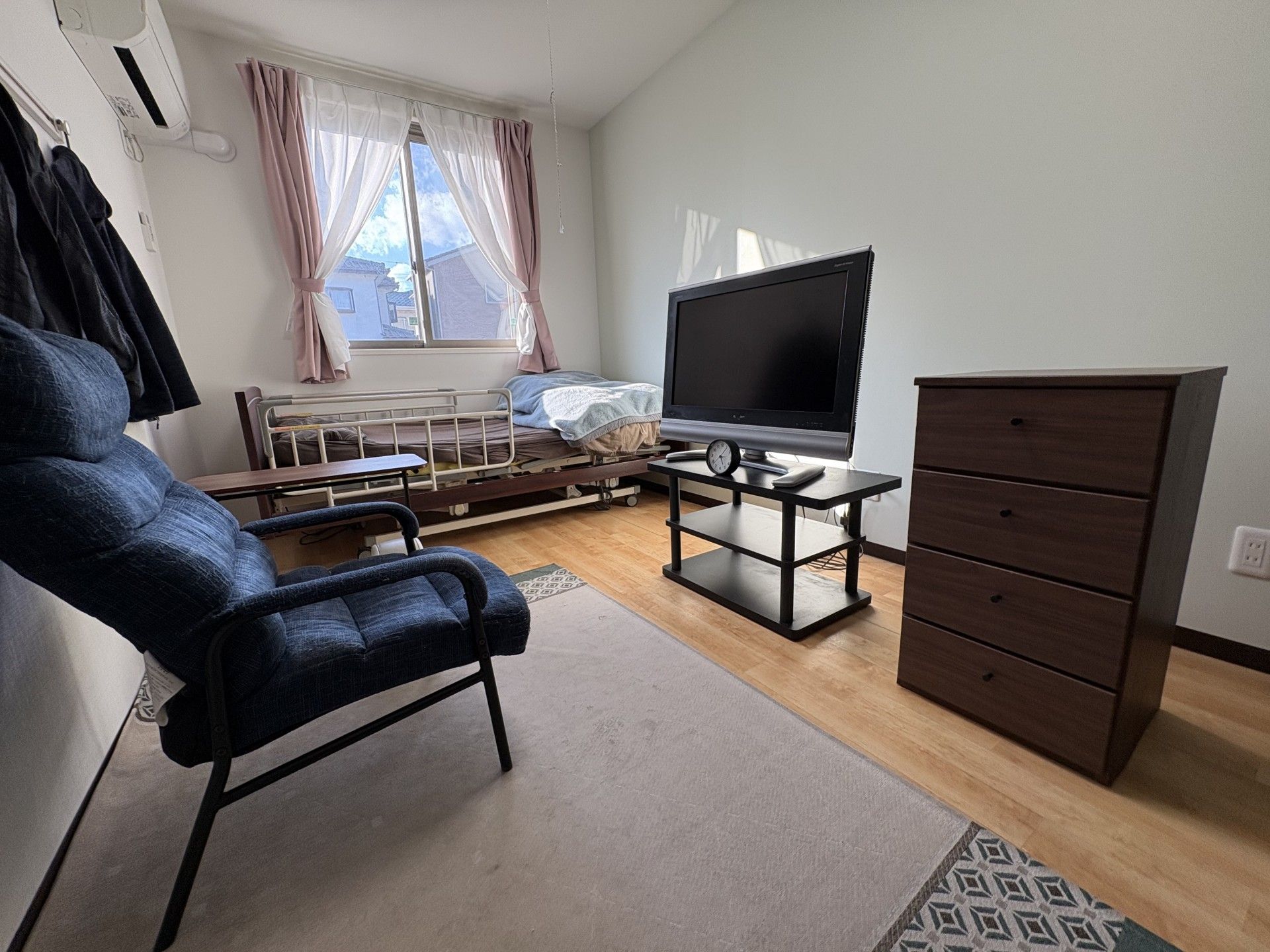 落ち着いた個室の様子