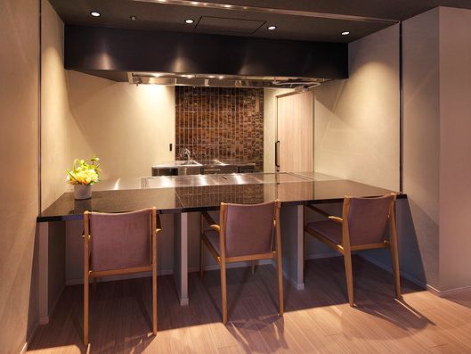 鉄板焼きコーナー