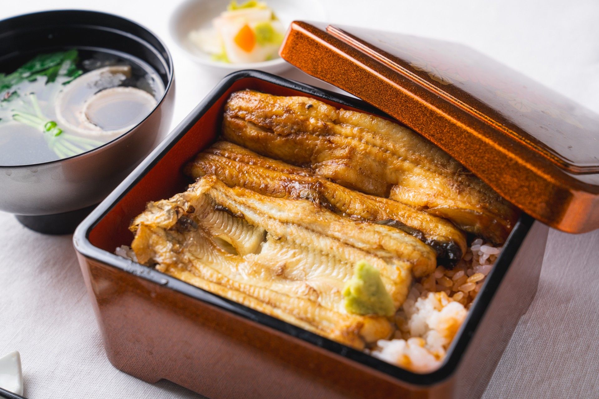 美味しい鰻の膳