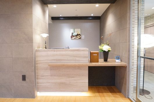 受付カウンター