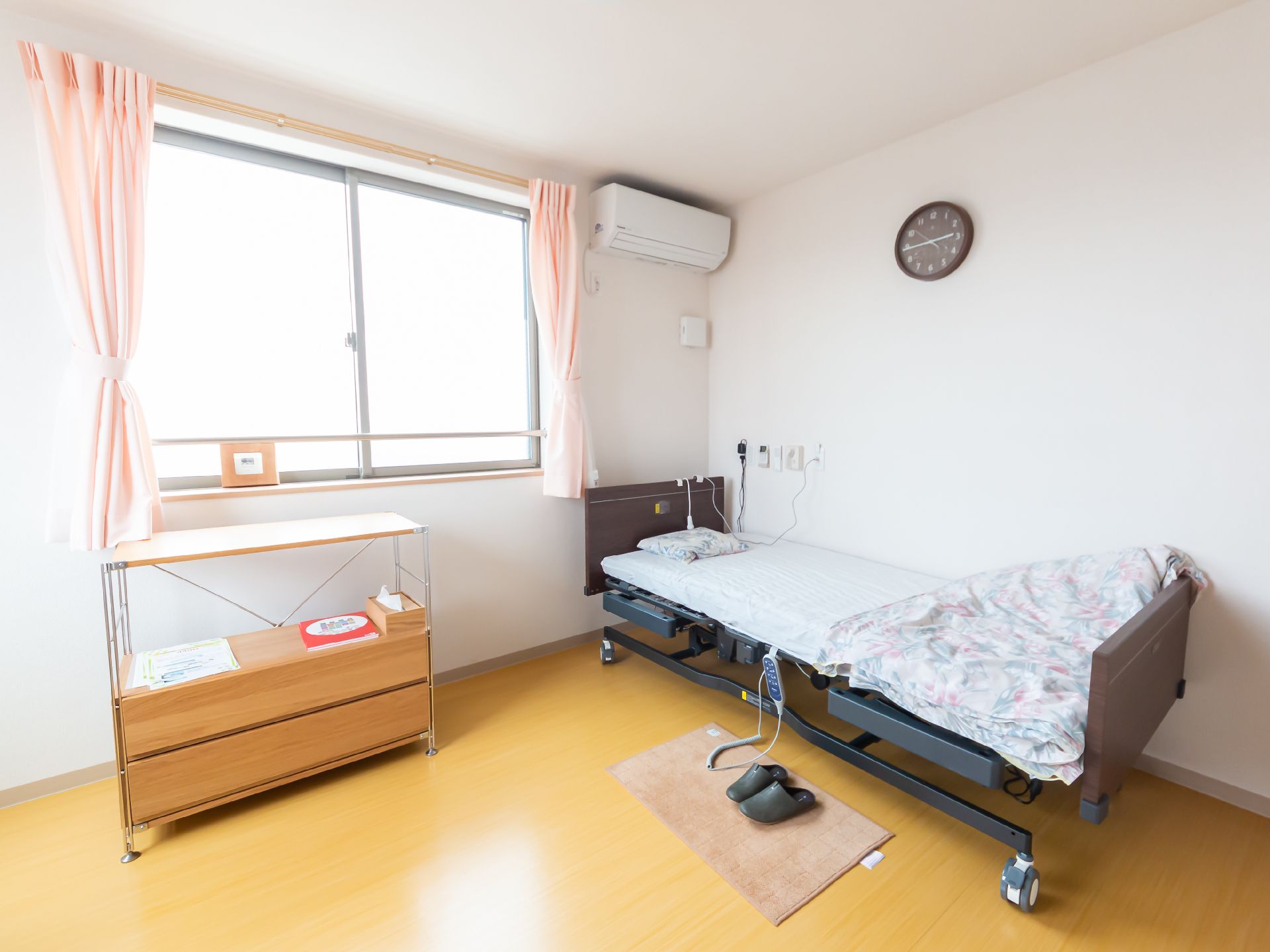 エアコンを完備した居室