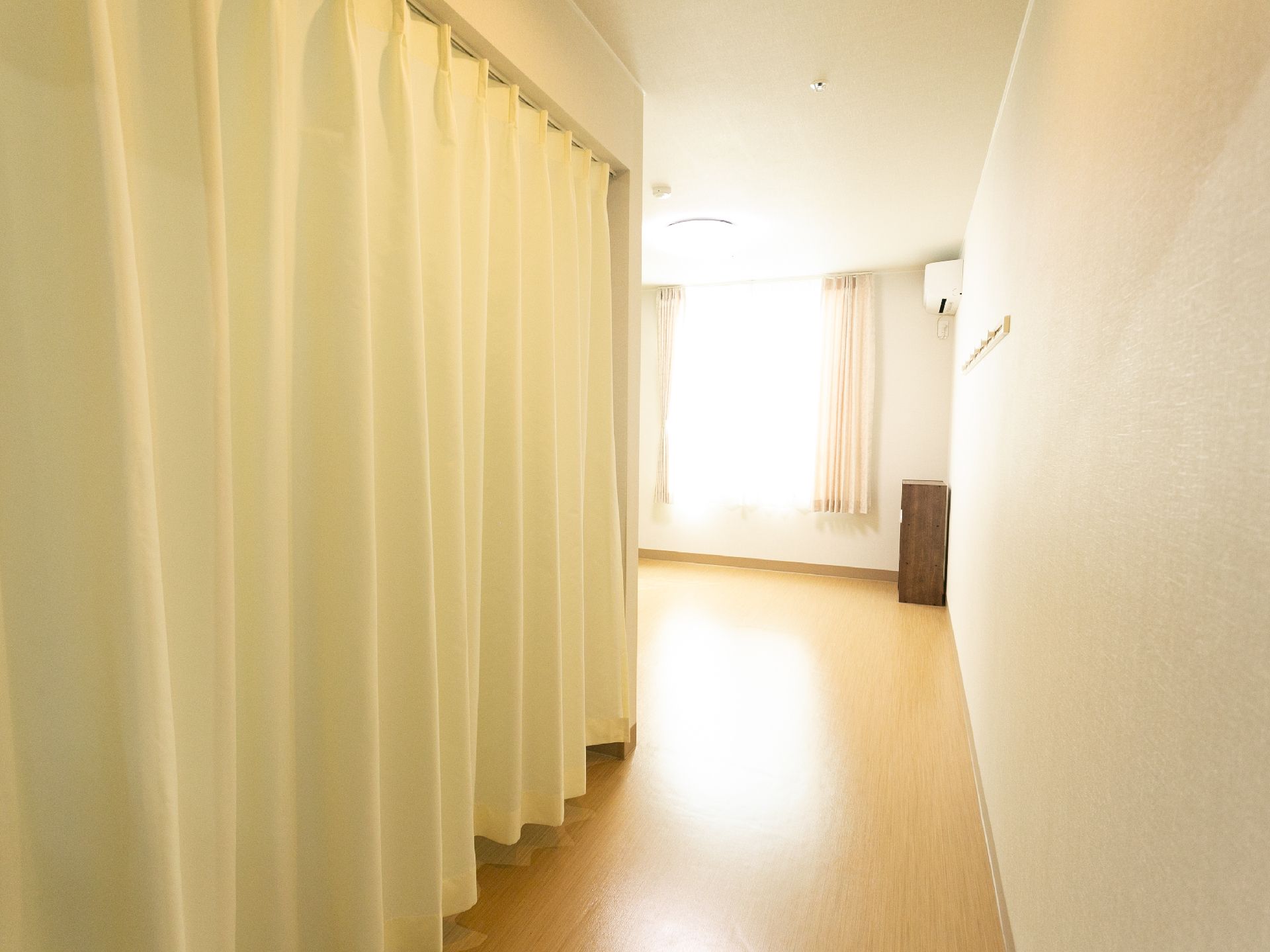 エアコンが設置された居室