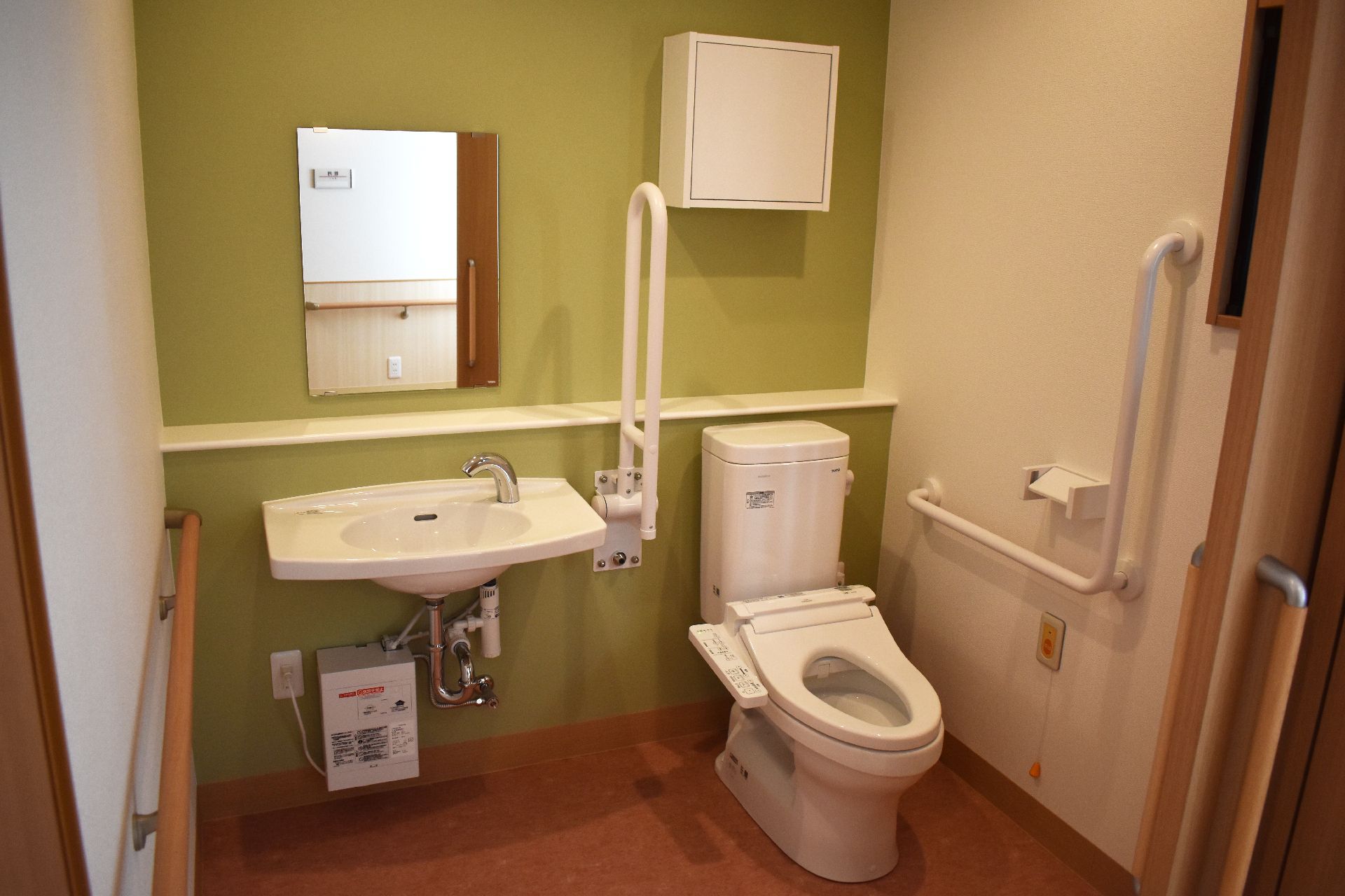 バリアフリーのトイレ設備
