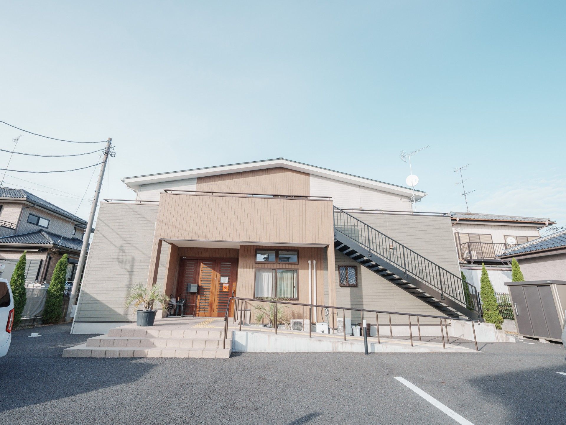 快適な施設の外観